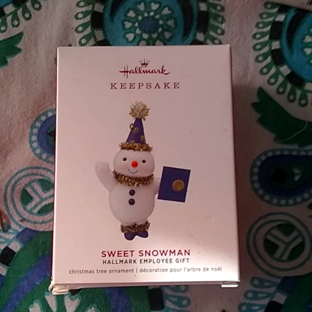 Hallmark sweet snowman